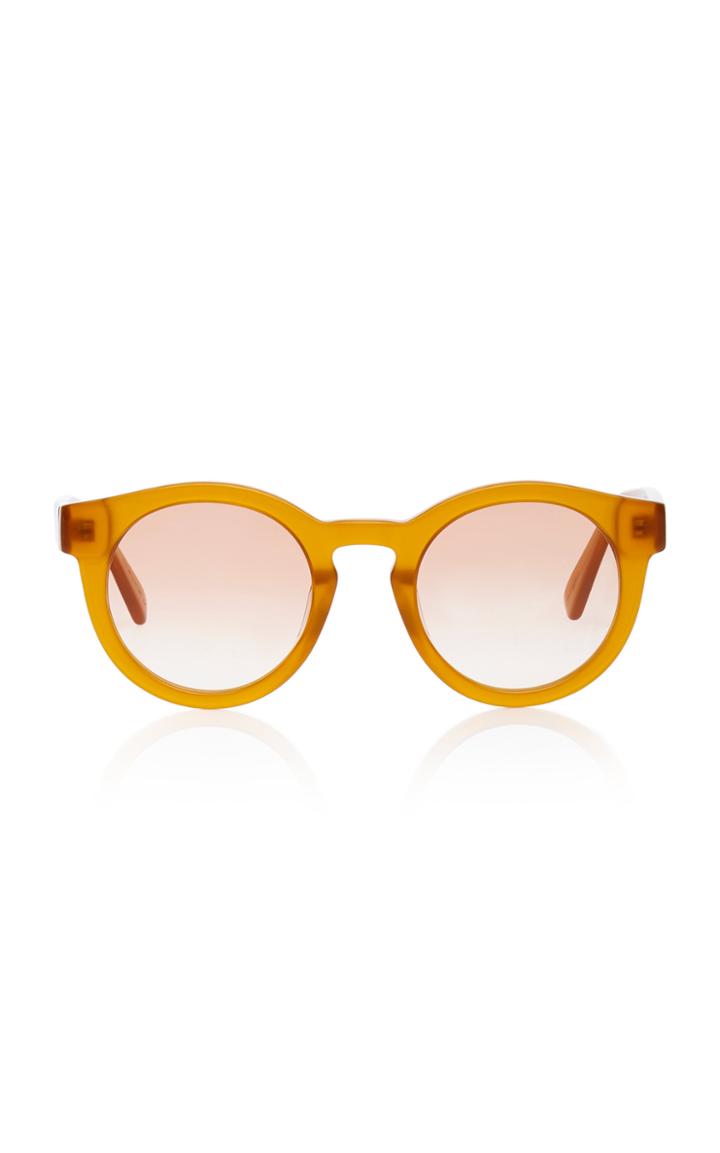 Sunday Somewhere Soelae Round-frame Acetate Sunglasses