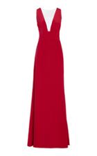 Moda Operandi Monique Lhuillier Silk-satin Column Gown Size: 2