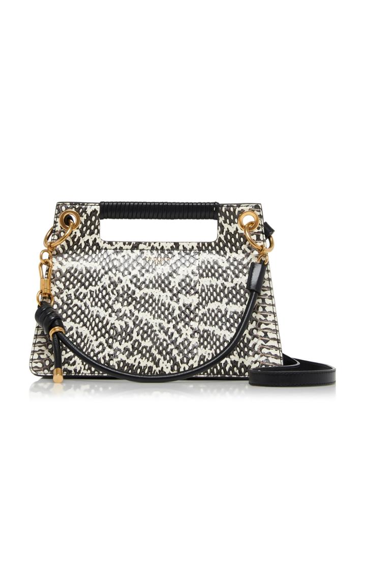 Givenchy Whip Small Knotted Leather And Elaphe Shoulder Bag