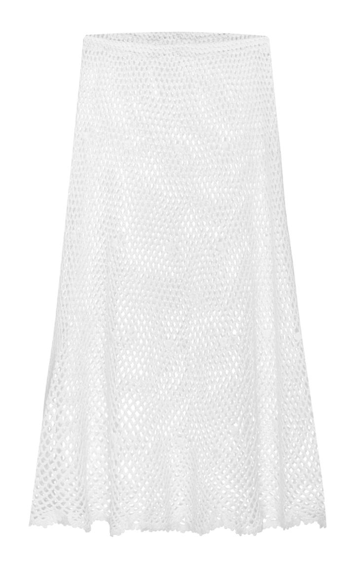 Moda Operandi Peony Petunia Crochet Swing Skirt Size: 6