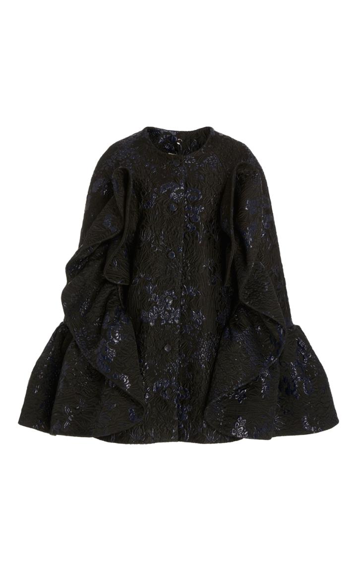 Delpozo Cape With Ruffles