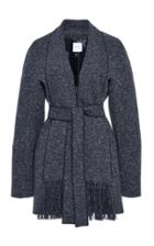 Moda Operandi Agnona Fringe-trimmed Cashmere-blend Blazer