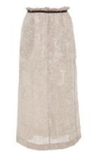 Arias Textured Midi Pencil Skirt