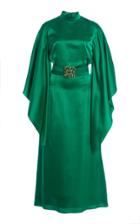 Moda Operandi Andrew Gn Butterfly-sleeve Silk Dress