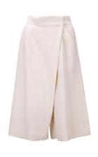 Moda Operandi Le17 Septembre Wrap-effect Textured-knit Long Shorts