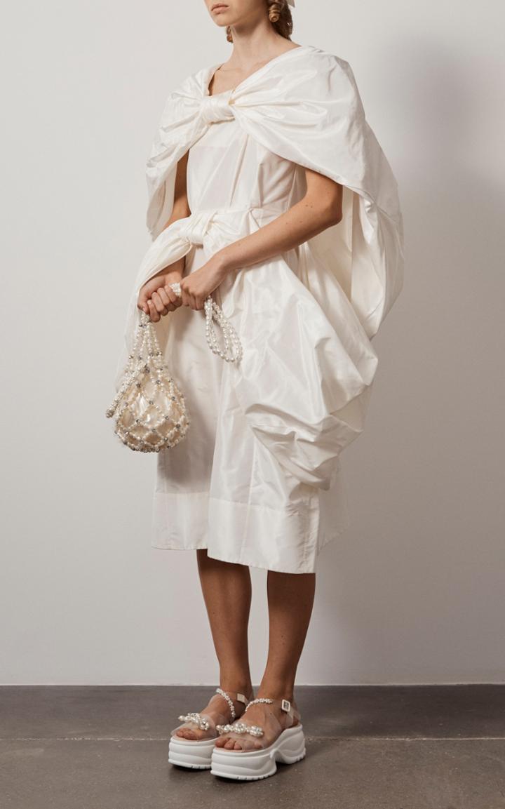 Moda Operandi Simone Rocha Double Bow Silk Dress