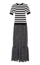 Michael Kors Collection Striped Pullover Dress