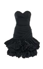 Moda Operandi Balmain Ruffled Satin-velvet Blazer Dress