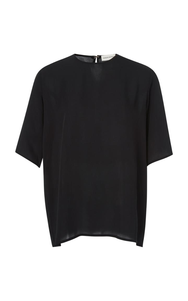 Mansur Gavriel Silk-jersey Blouse