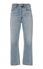 Agolde Riley High-rise Cropped Straight-leg Jeans