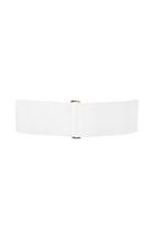 Tome White Coated Cotton Rainwear Belt