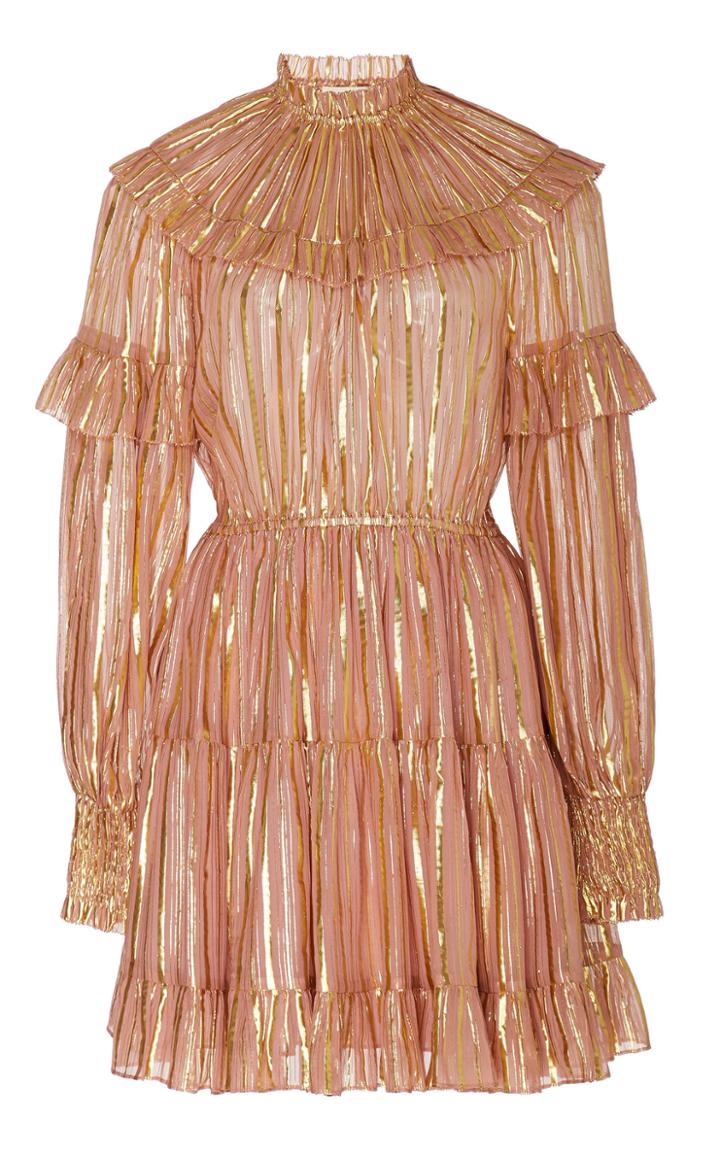 Ulla Johnson Averil Tinsel Mini Dress