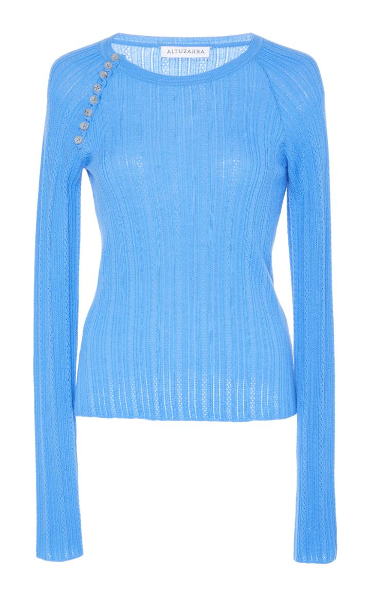 Altuzarra Barca Wool Cashmere Knit Top