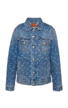 Heron Preston Laser Denim Printed Jacket