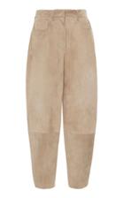 Moda Operandi Agnona Suede Wide-leg Pants