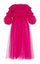 Molly Goddard Tracy Chiffon Midi Dress