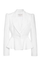 Michael Kors Collection Crepe Peplum Jacket