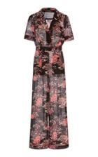Anna Sui Hibiscus Islands Cotton And Silk Blend Jumpsuit