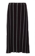 Jil Sander Striped Ribbed Knit Skirt