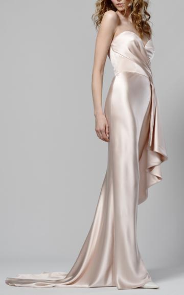 Elizabeth Fillmore Blair Strapless Gown