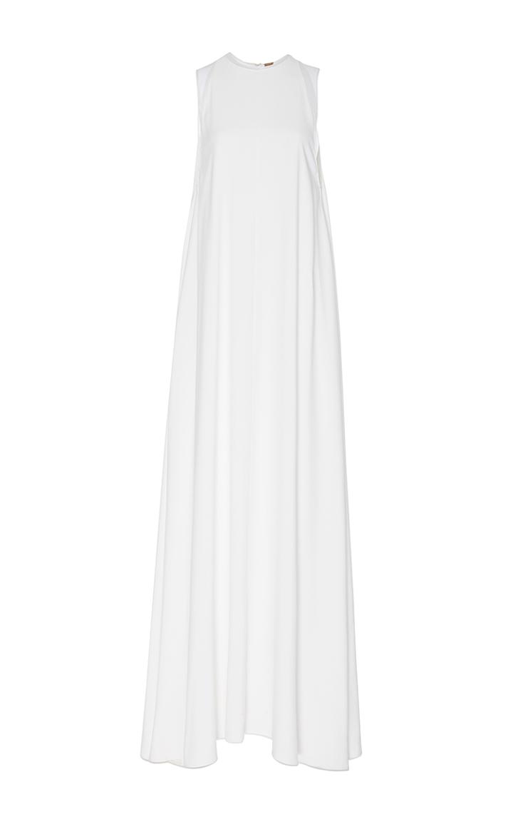 Adam Lippes Silk Crepe And Chiffon Sleeveless Gown