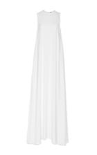Adam Lippes Silk Crepe And Chiffon Sleeveless Gown