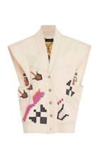 Moda Operandi Isabel Marant Erilane Jaquard-knit Cotton Vest Size: 36