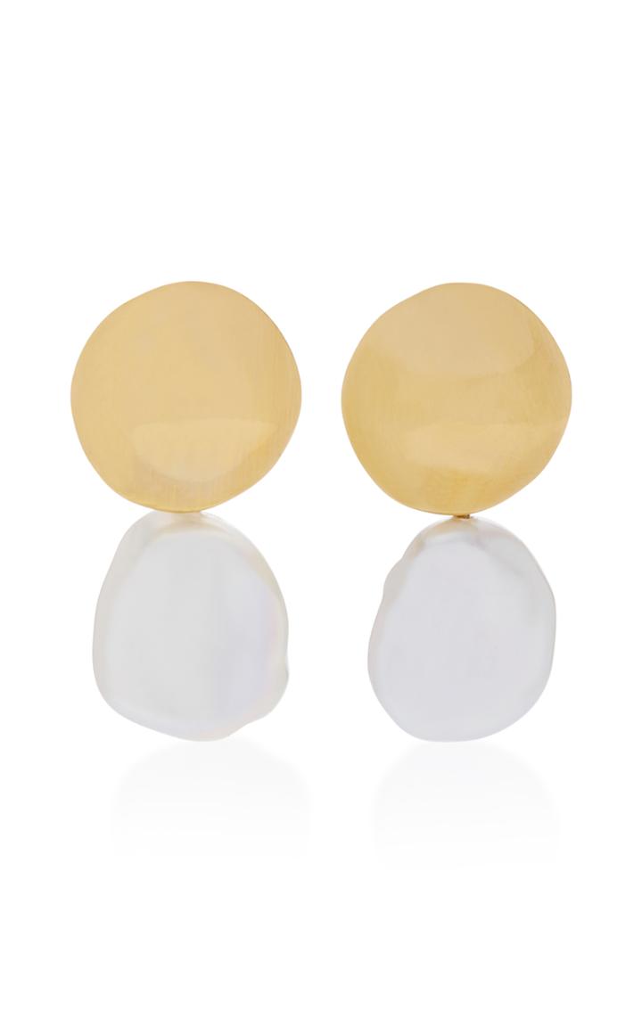 Agmes Elsa Small Gold Vermeil Earrings