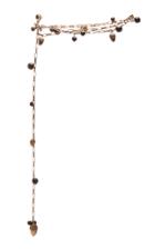 Carolina Herrera Acorn And Beaded Double-wrap Belt