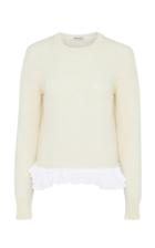 Moda Operandi Molly Goddard Panza Frill Hem Wool Jumper