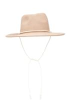 Avenue Mercer Faux Pearl-embellished Wool Fedora