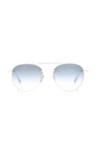 Mr. Leight Rodeo Platinum-plated Aviator Sunglasses