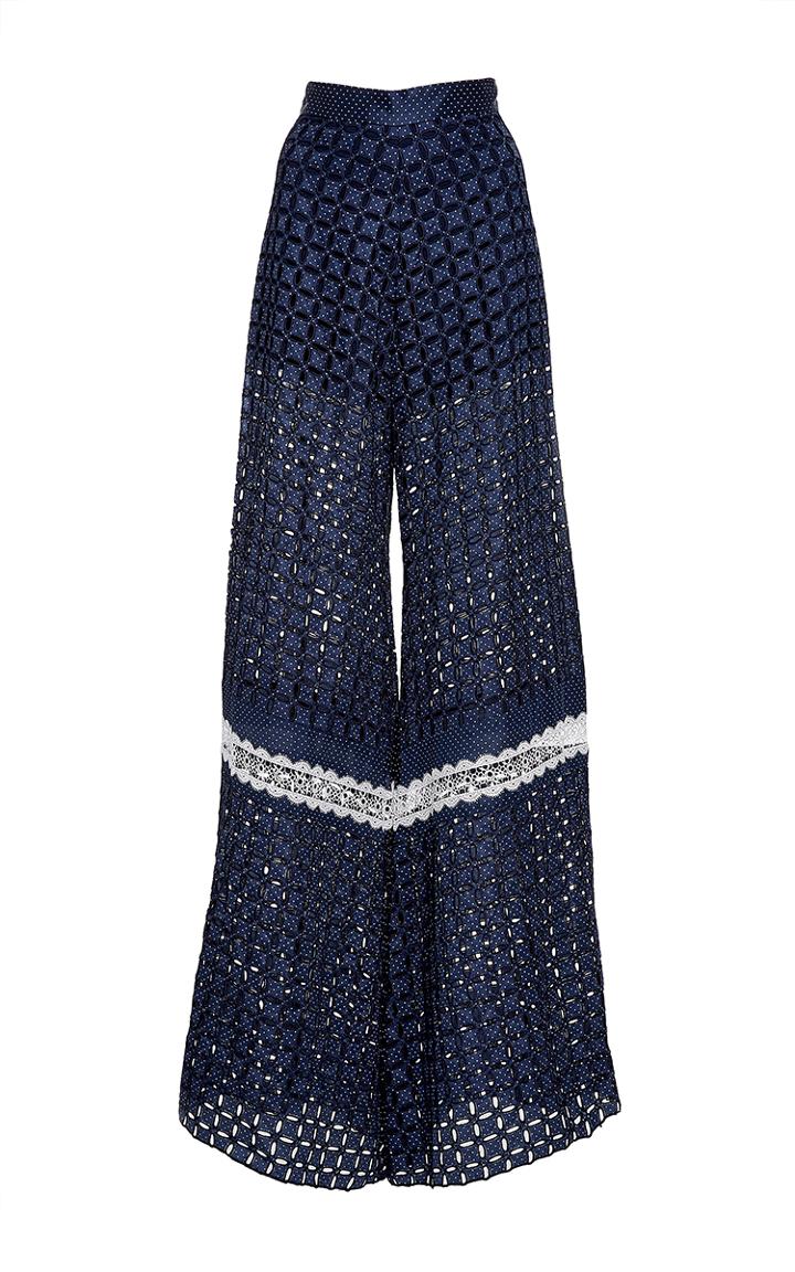 Alexis Brady Eyelet Wide Leg Pants