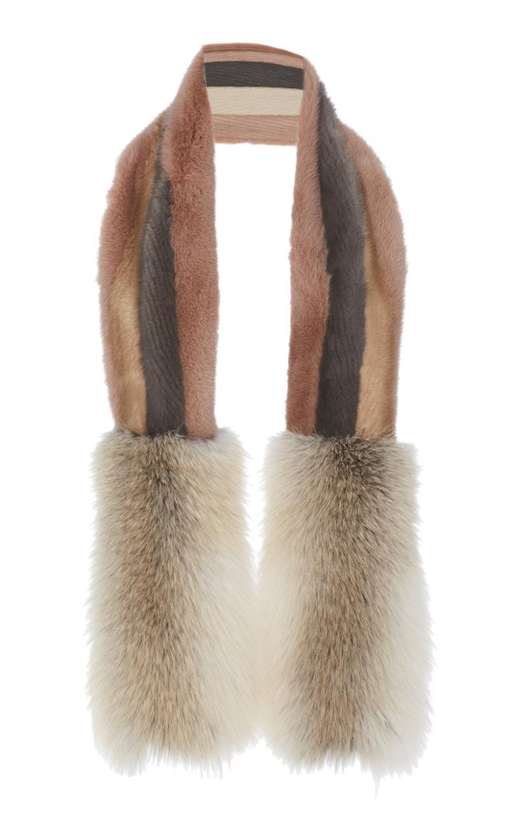 J. Mendel Rose Fur Stole