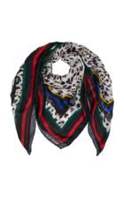 Elie Saab Leopard Print Silk Scarf