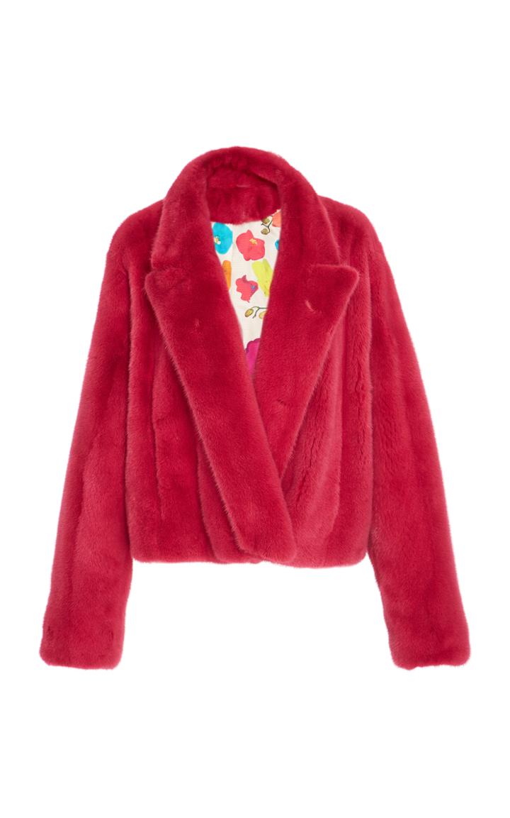 Jonathan Cohen Cropped Mink Jacket