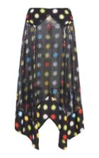 Moda Operandi Paco Rabanne Chainmail-overlay Printed Crepe De Chine Midi Skirt Size: