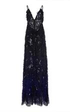 Moda Operandi Alberta Ferretti Tulle Paillette Embellished Sleeveless Gown Size: 38