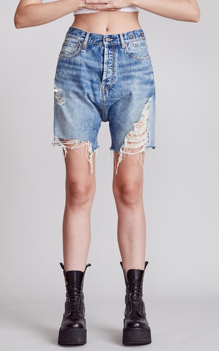 Moda Operandi R13 Markey Distressed Drop Short