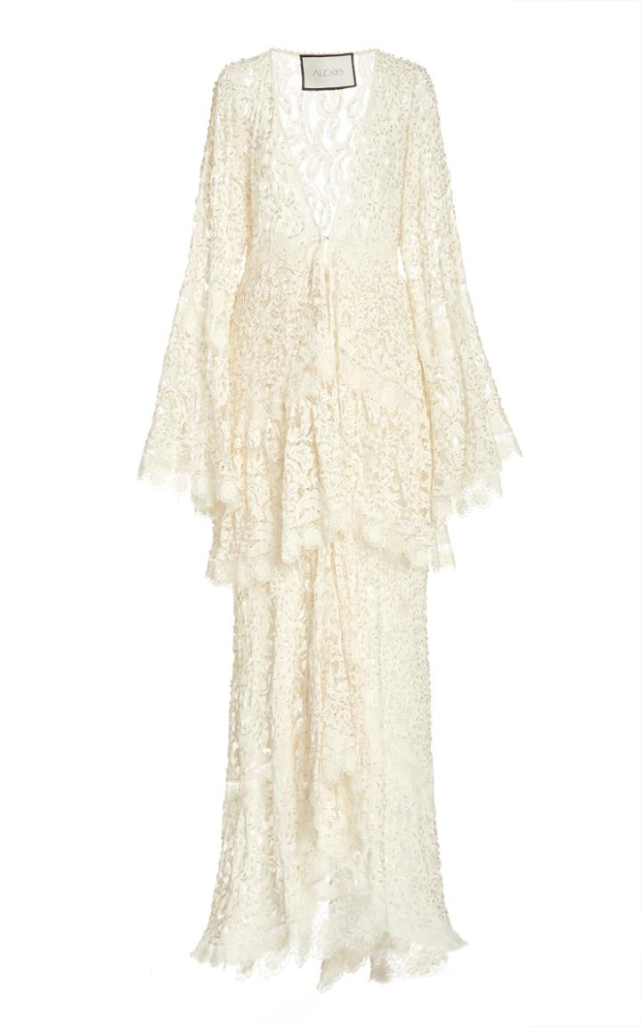 Moda Operandi Alexis Lunetta Guipure Lace Cotton-blend Dress