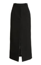 Moda Operandi Paco Rabanne Grain De Poudre Wool Midi Skirt