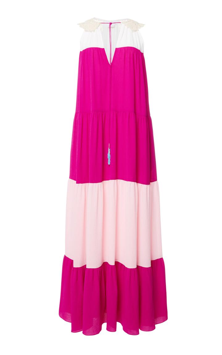 Zayan The Label Multi Tiered Maxi Dress