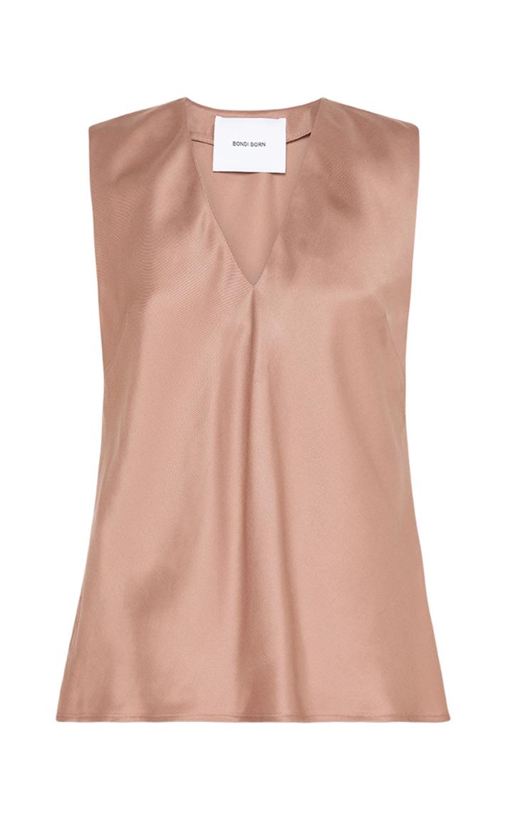 Bondi Born Sateen V-neck Cami Top