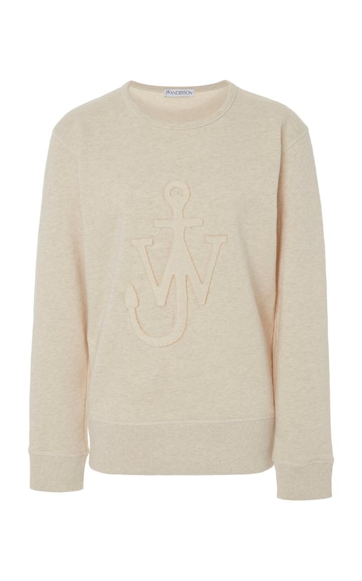 Jw Anderson Cotton-jersey Logo Sweatshirt