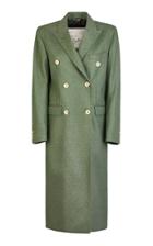 Giuliva Heritage Collection Cindy Double Breasted Wool Twill Coat