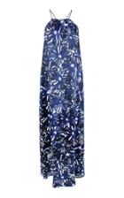 Marie France Van Damme Floral-print Silk Sun Dress