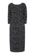 Dolce & Gabbana Polka-dot Stretch-crepe Midi Dress