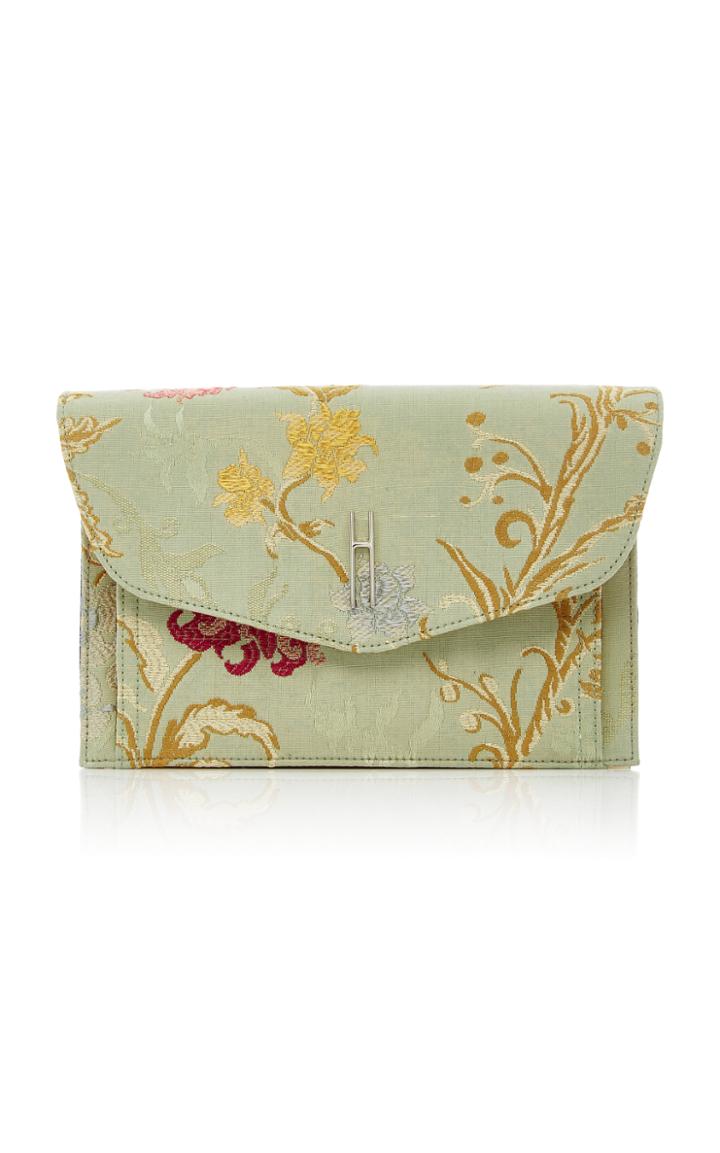 Hayward Venetian Silk-jacquard Clutch