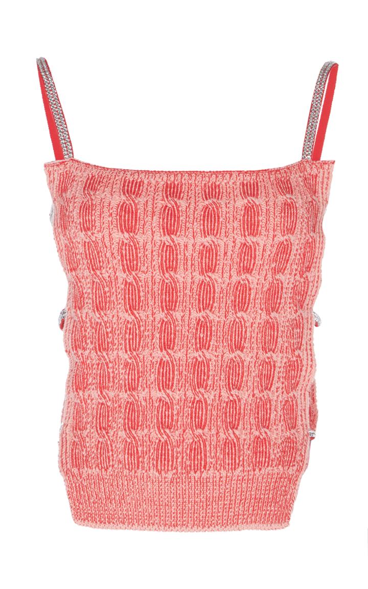 Nina Ricci Wool Twisted Cable Knit Sweater