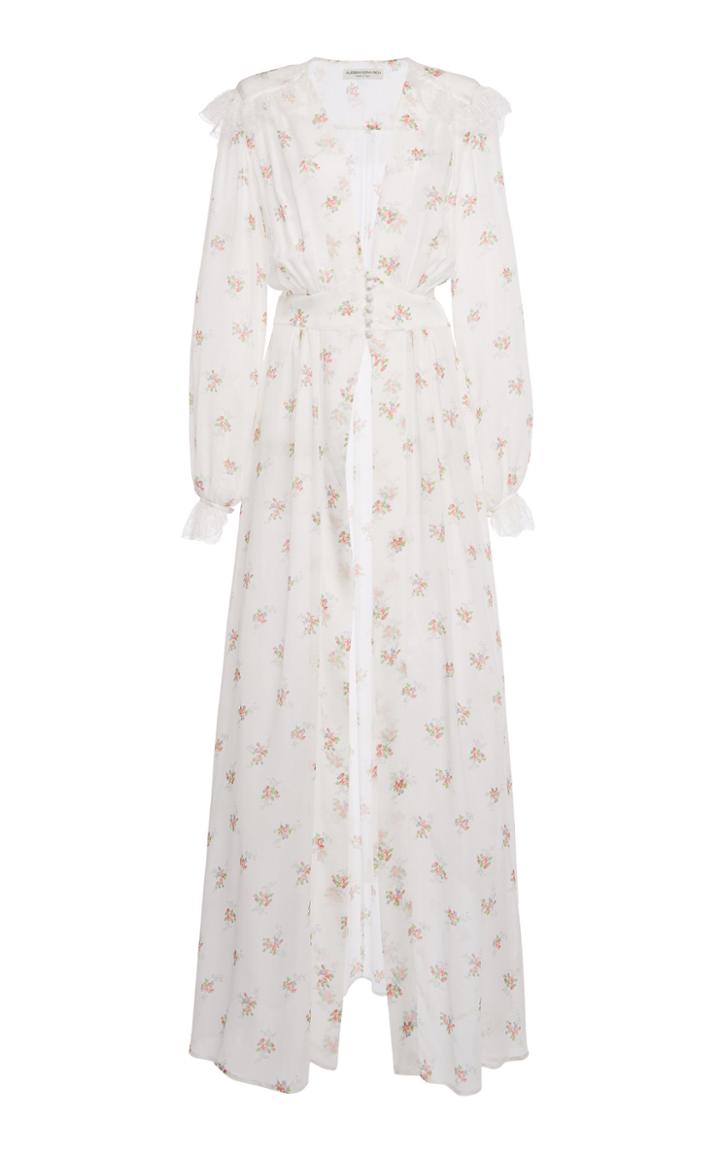 Moda Operandi Alessandra Rich Floral-printed Chiffon Dress